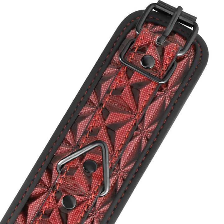 BEGME FETISH GAMES Handfesseln mit Neoprenfutter RED EDITION
