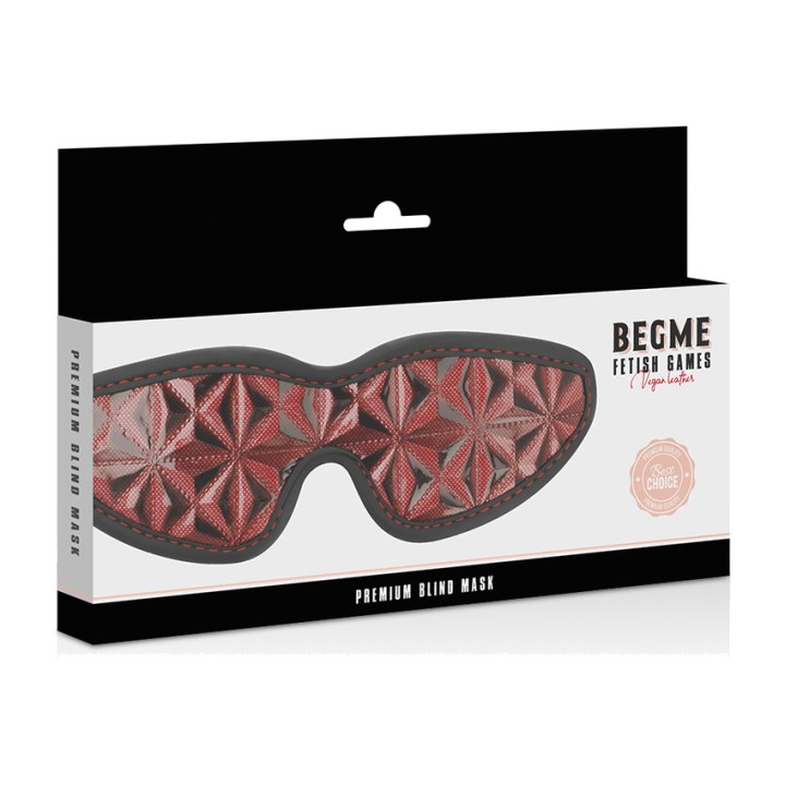 BEGME FETISH GAMES Masque élastique avec doublure en