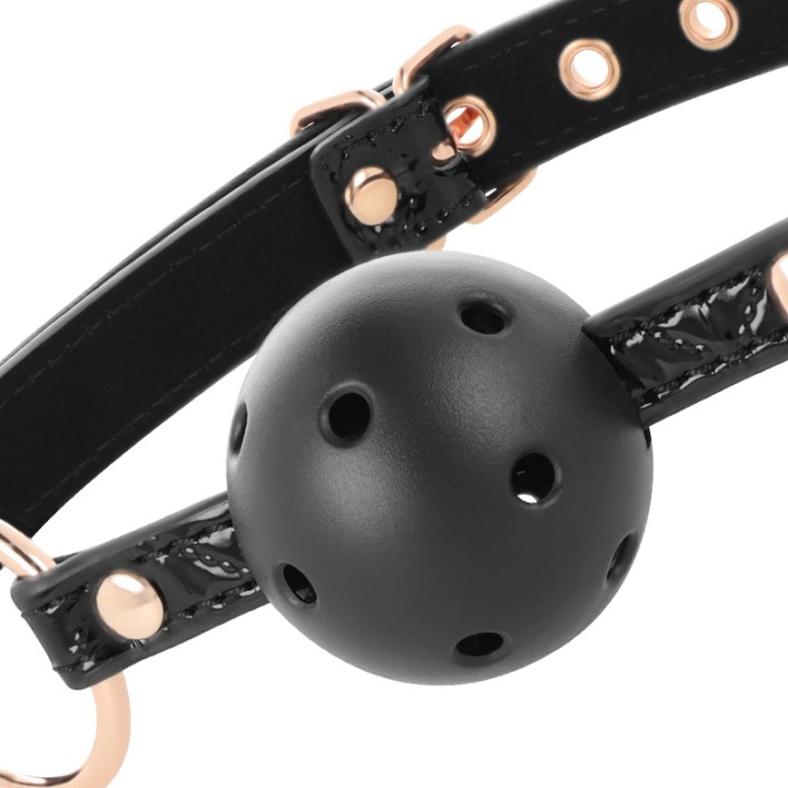 BEGME FETISH GAMES Bolă de cuie vegetală BLACK-EDITION