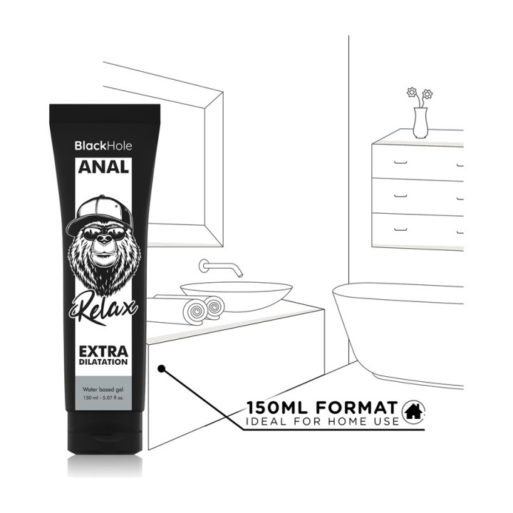 BLACK HOLE Anal-Dehnungsgel auf Wasserbasis 150 ML D-229247