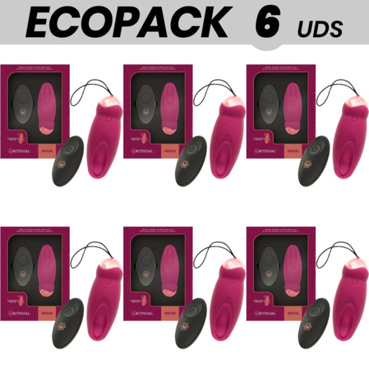 RITHUAL Pack de 6 œufs vibrants pour le point G avec