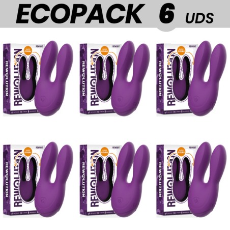 pack of 6 flexible clitoral stimulators ecopack-rewobit