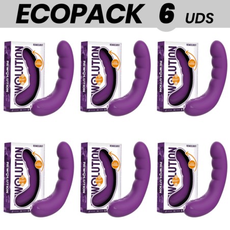 confezione da 6 vibratori flessibili ricaricabili ecopack-rewocurvy