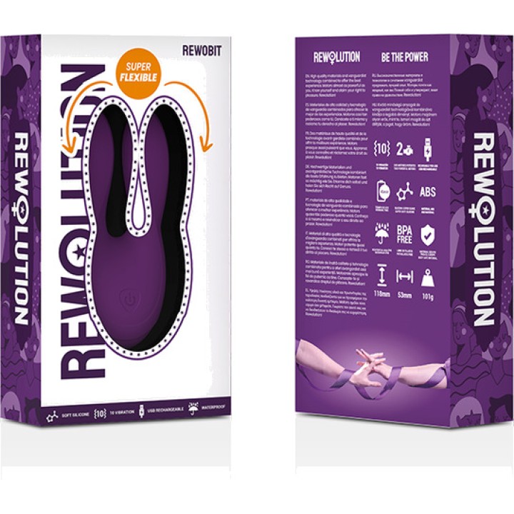 REWOLUTION Estimulador de clítoris flexible REWOBIT-35150