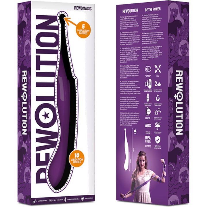 REWOLUTION Stimolatore clitorideo flessibile REWOMAGIC-35140