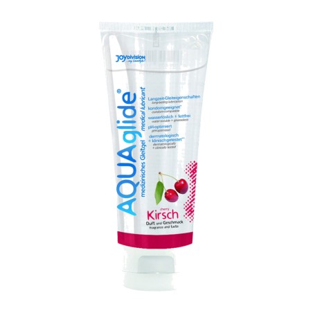 wasserbasiertes gleitmittel mit geschmack aquaglide-100ml