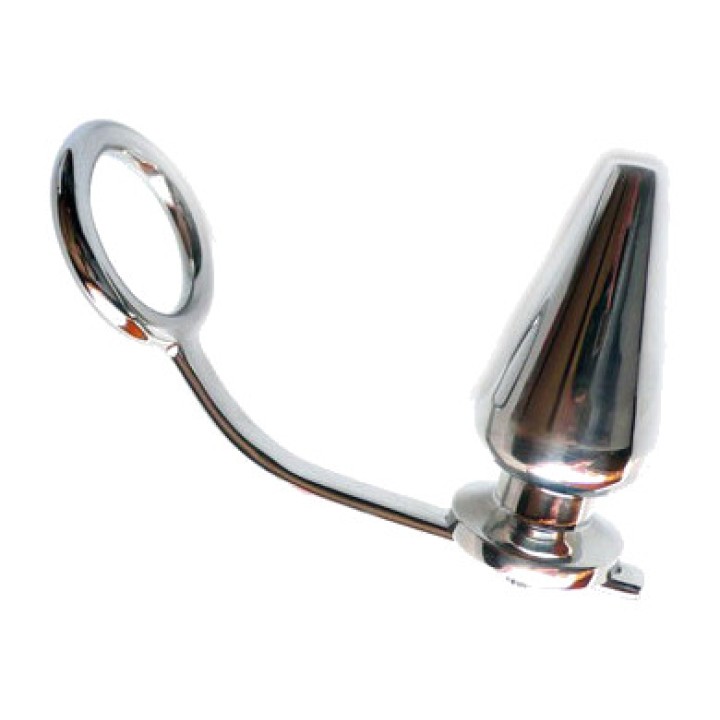 METAL HARD Anillo de acero con plug anal 45X50MM D-205388