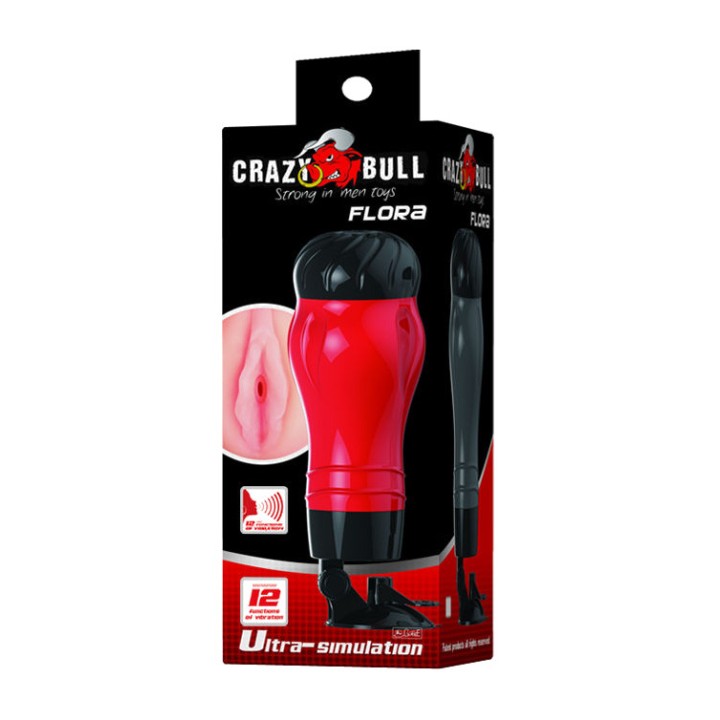 CRAZY BULL Stimulateur vaginal avec son de voix et base