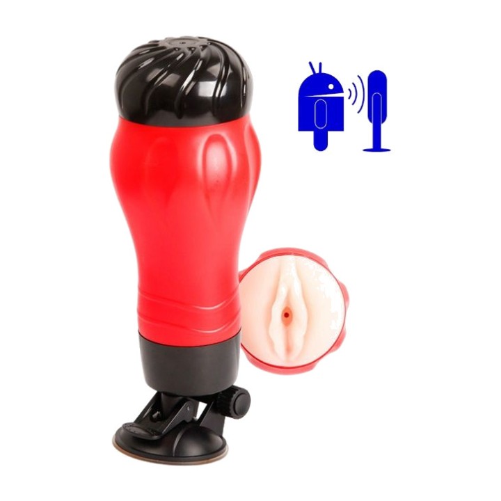 CRAZY BULL Stimulateur vaginal avec son de voix et base