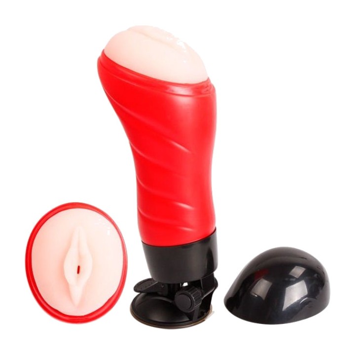 CRAZY BULL Masturbador de vagina con base D-205209