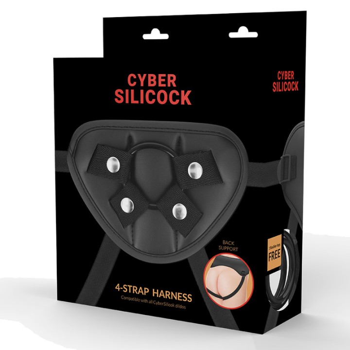 CYBER SILICOCK Imbracatura con 3 anelli in silicone D-227300