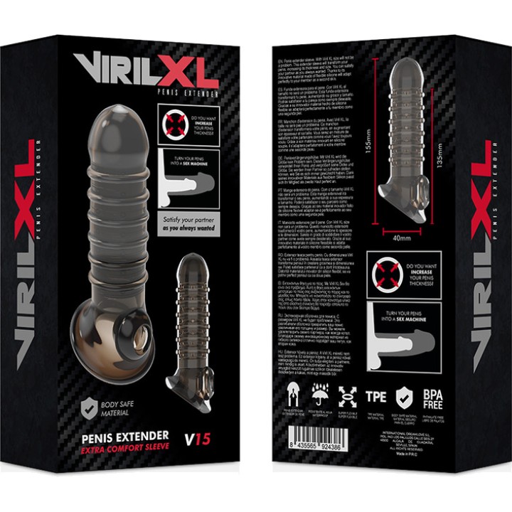 VIRILXL Guaina ed estensore per pene V15 D-227275VAR