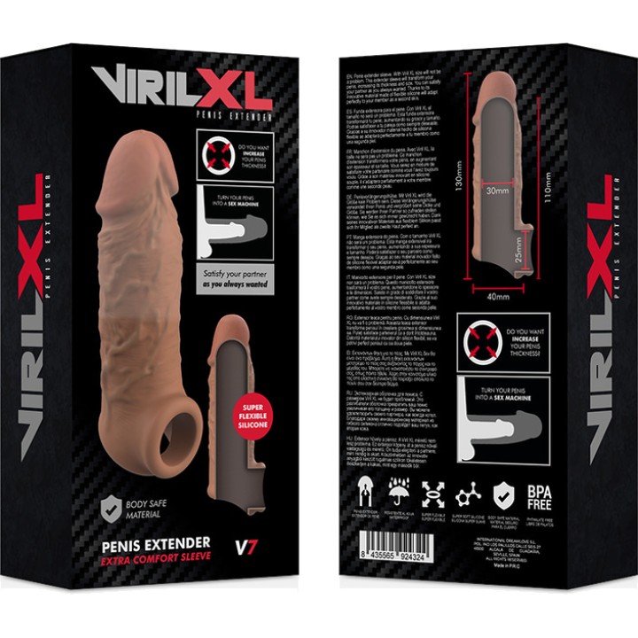 VIRILXL Extension de pénis en silicone liquide V7