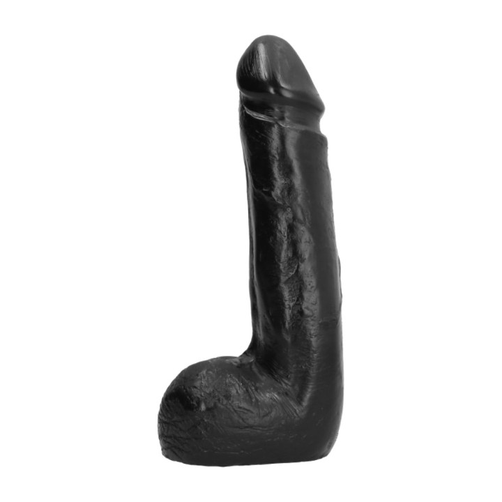 ALL BLACK Dildo realistico soft-touch 20 CM D-195378