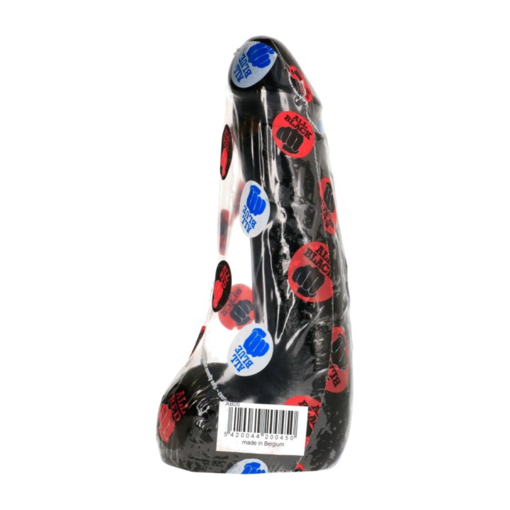 ALL BLACK Realistischer Dildo mit Soft-Touch-Oberfläche 20
