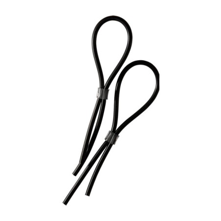 verstellbare penis- und hodensackringe für elektrostimulation rubber-loops