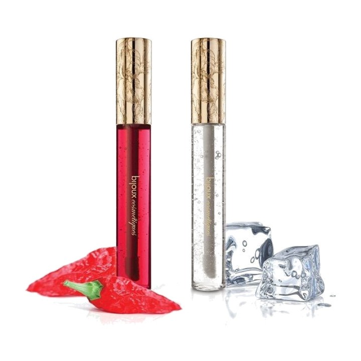 BIJOUX INDISCRETS Pack dúo de gloss para pezones con efecto