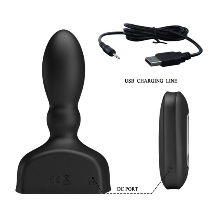 MR PLAY Plug anal gonflable avec télécommande D-226632