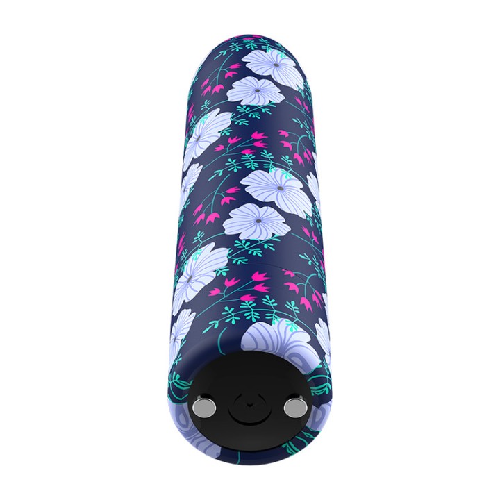CUSTOM BULLETS Bala vibradora recargable de 10 intensidades