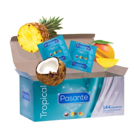 flavored condoms tropical-144 uds