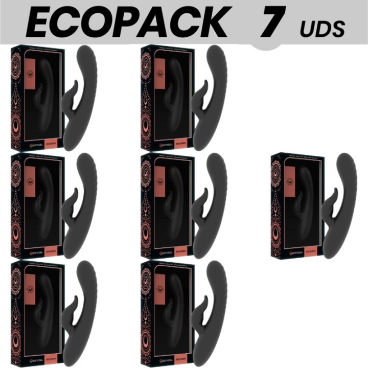 RITHUAL Pack de 7 vibradores doble motor recargables