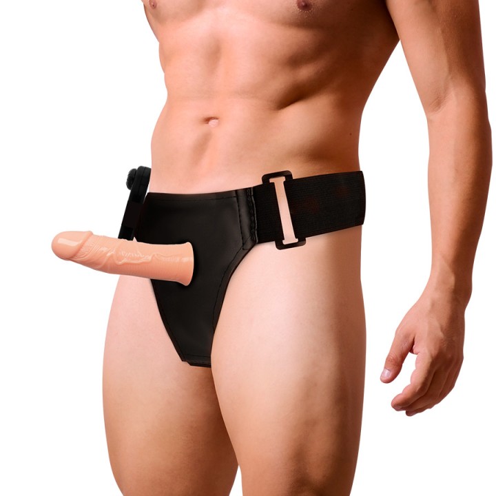 HARNESS ATTRACTION Hollow penis extender with vibration