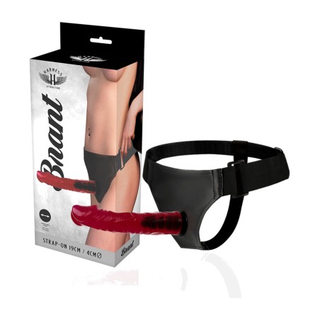 arnés strap-on con dildo brant 19cm ø4cm