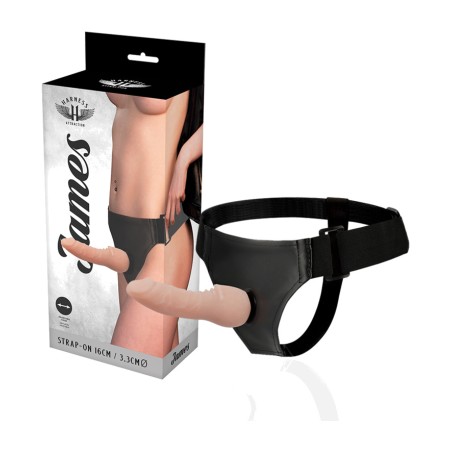 strap-on harness with dildo james 16cm ø3,3cm