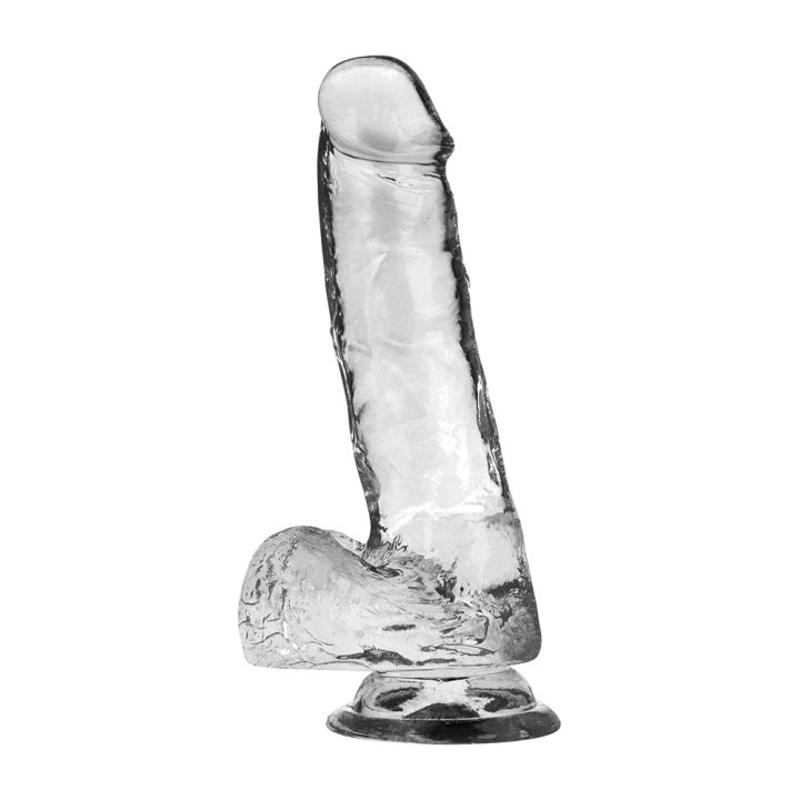 X RAY Realistic dildo with testicles CLEAR 18,5CM Ø3,8CM