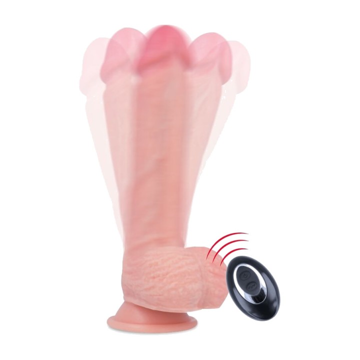 ROCKARMY Realistic liquid silicone vibrator with remote