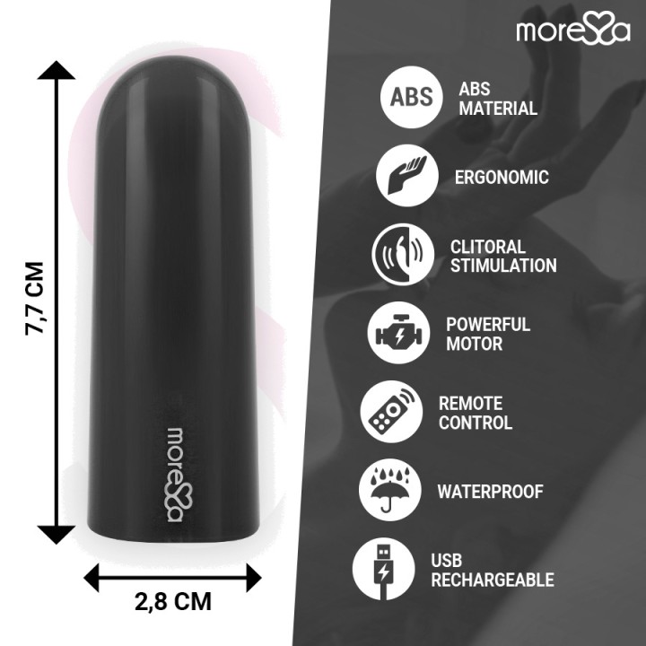MORESSA Vibrador multifunción con control remoto NIX