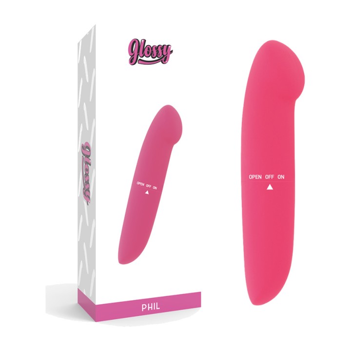 GLOSSY Malá vibrátorka PHIL D-221110VAR