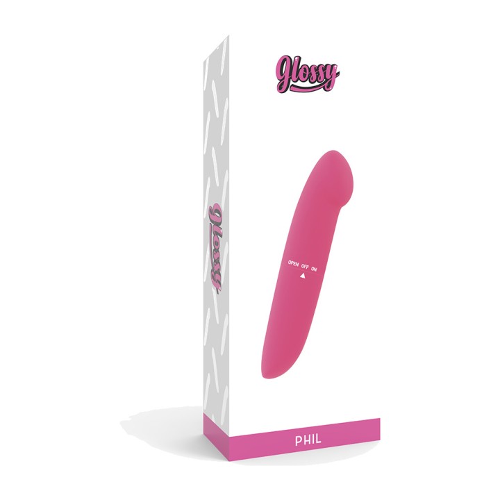 GLOSSY Malá vibrátorka PHIL D-221110VAR