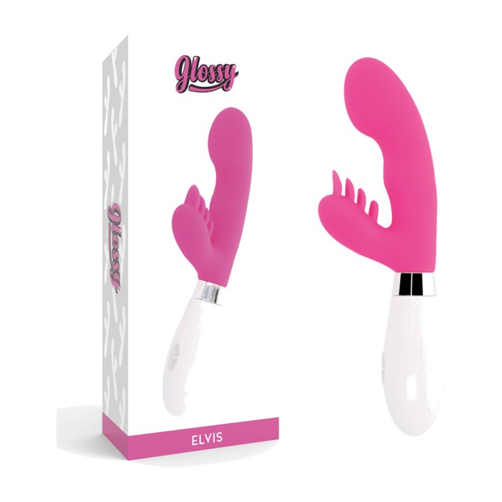 GLOSSY Vibratör med klubb ELVIS D-221099VAR