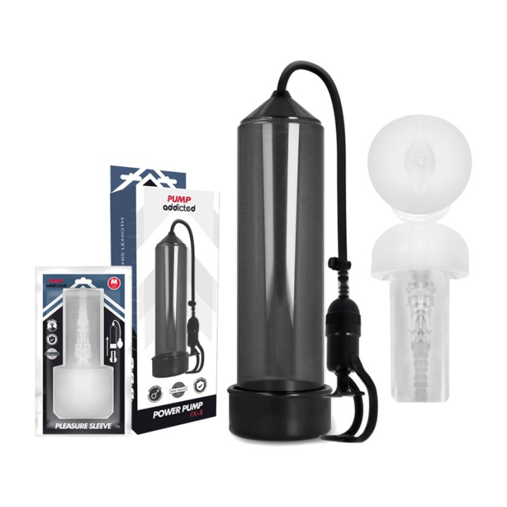 PUMP ADDICTED Erektionspumpe mit Masturbator RX5 D-220992VAR