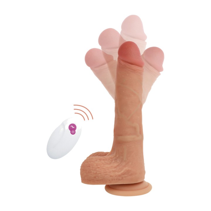 CYBER SILICOCK Vibromasseur réaliste avec télécommande MR