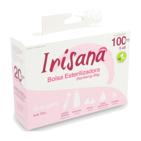 bolsa esterilizadora para copa menstrual irisana-5 uds