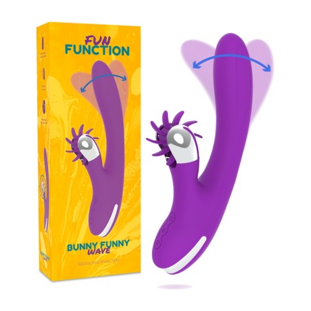 rabbit-vibrator mit wellenbewegung bunny funny 2.0