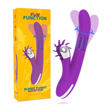 vibrátor so zvieratkom s rotáciou bunny funny 2.0