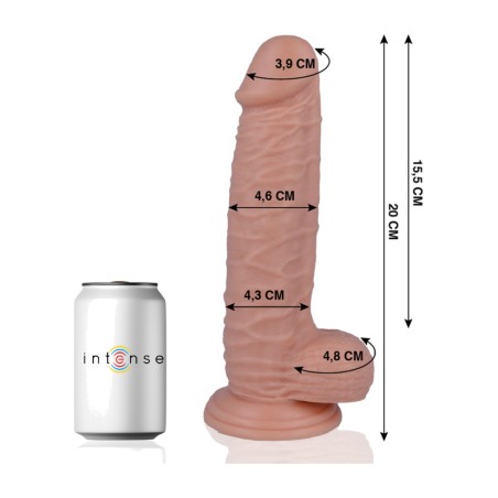 pene realístico modelo 20 20cm ø4,6cm