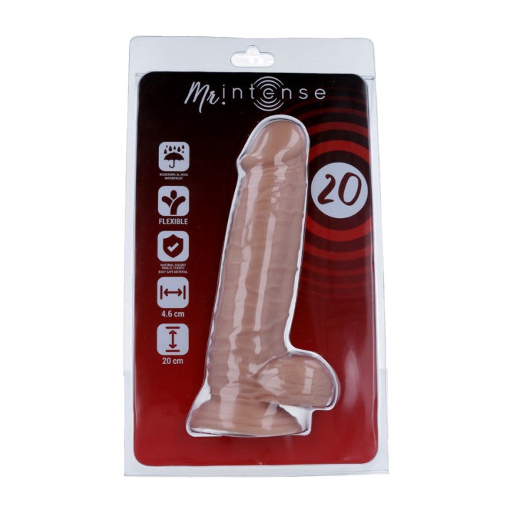 MR INTENSE Realistický mužský orgasmus model 20 20CM Ø4,6CM