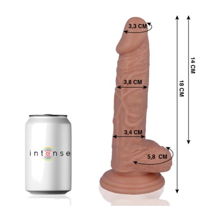 pene realístico modelo 11 18cm ø3,8cm
