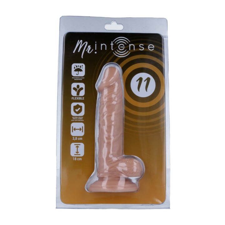 MR INTENSE Pênis realista modelo 11 18CM Ø3,8CM D-216092