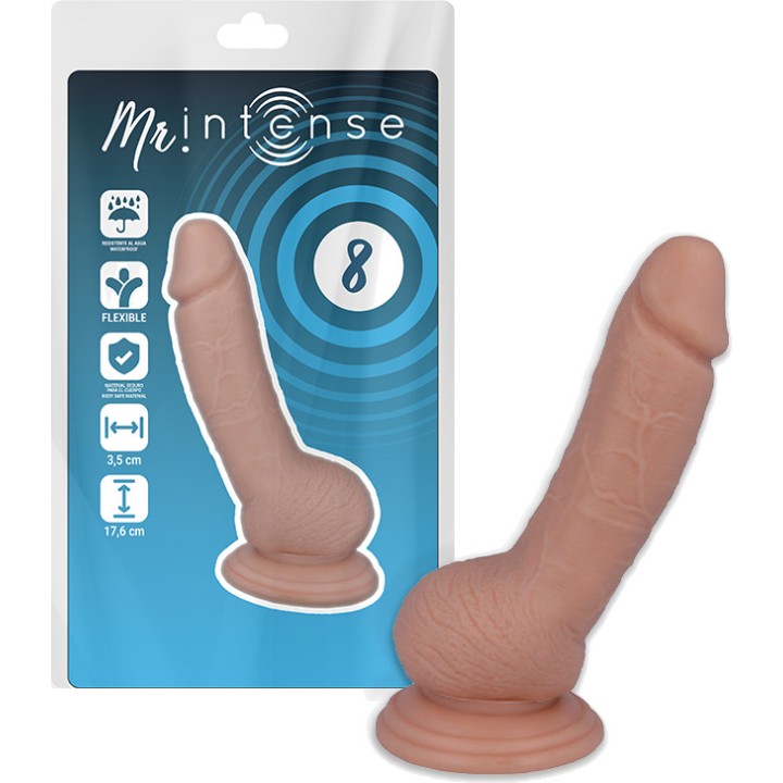 MR INTENSE Pene realístico modelo 8 17,6CM Ø3,5CM D-216089