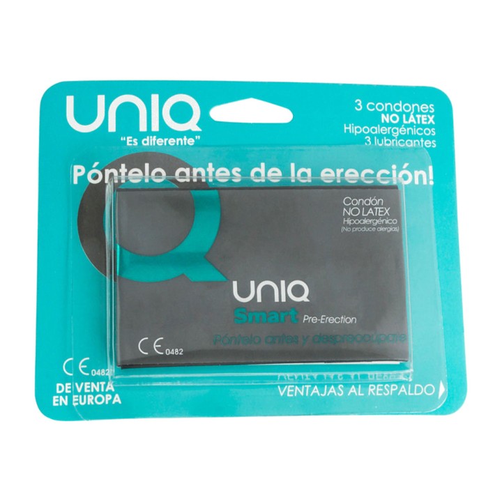 UNIQ Préservatifs sans latex pour pré-érection SMART 3 UDS