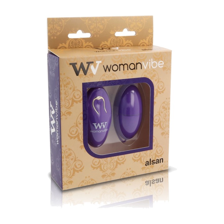 WOMANVIBE Vibrating silicone egg with remote control ALSAN