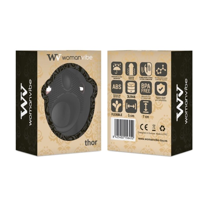WOMANVIBE Silicone vibrating penis ring THOR D-213877