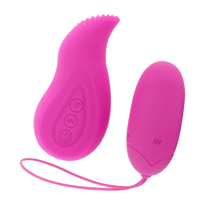 MORESSA Set de huevo vibrador silicona premium con mando a