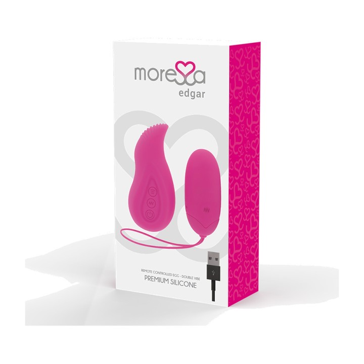 MORESSA Premium silicone vibrating egg set with remote