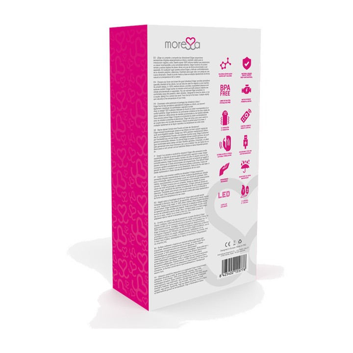 MORESSA Set d’œuf vibrant en silicone premium avec
